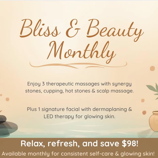 Bliss & Beauty Monthly at Beauty, Bliss and Wellness LLC in Rainsville, AL